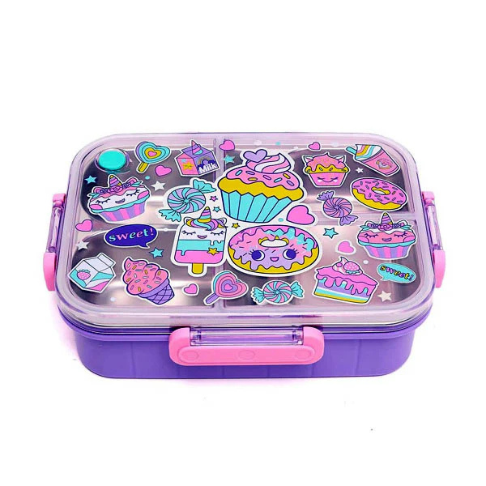 Vest Brand Cupcakes & Donuts Design Lunch Box – Sweet, Fun & Perfect for Kids