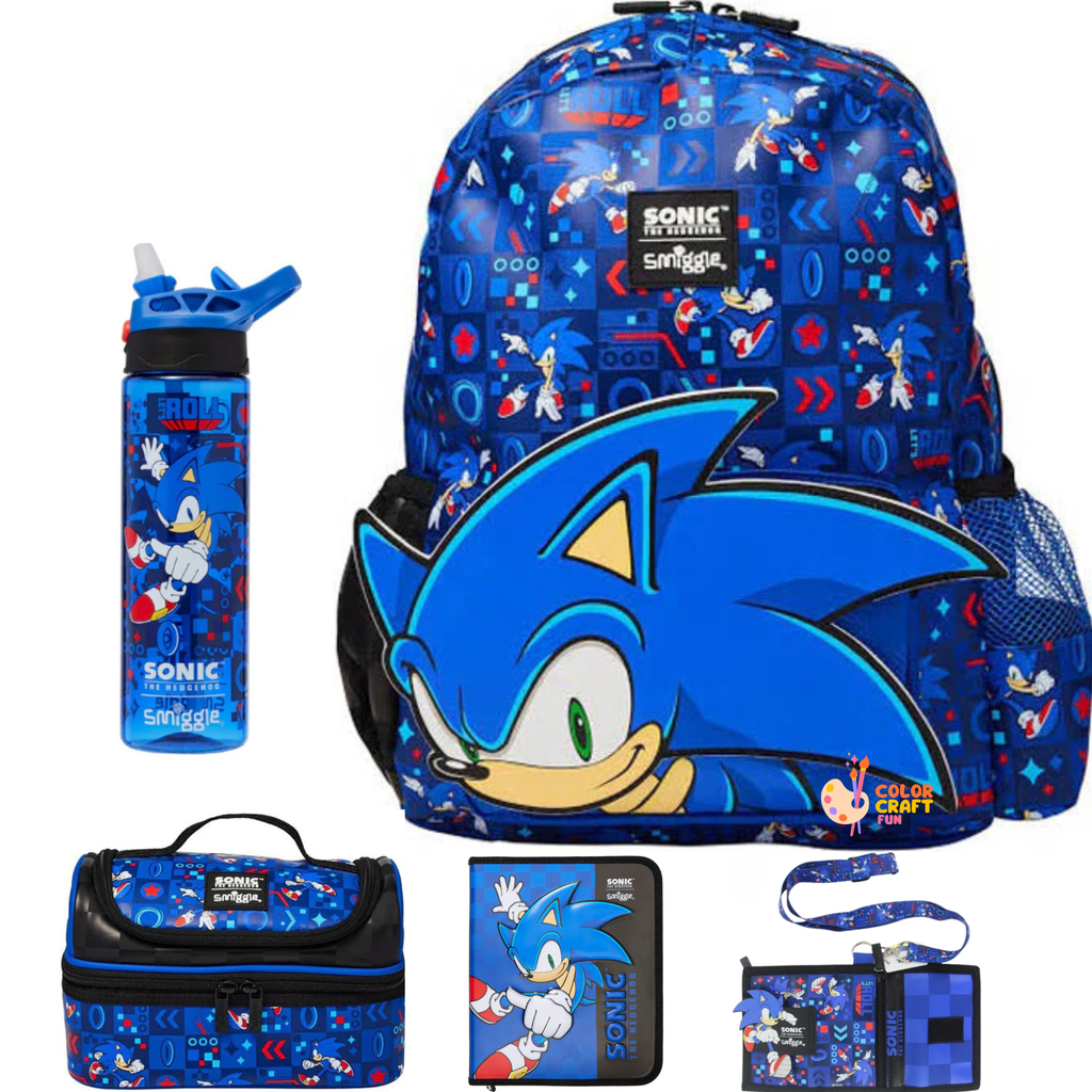 Original sonic 5 piece Bag bundle For Grade nursery Till 2 Boys