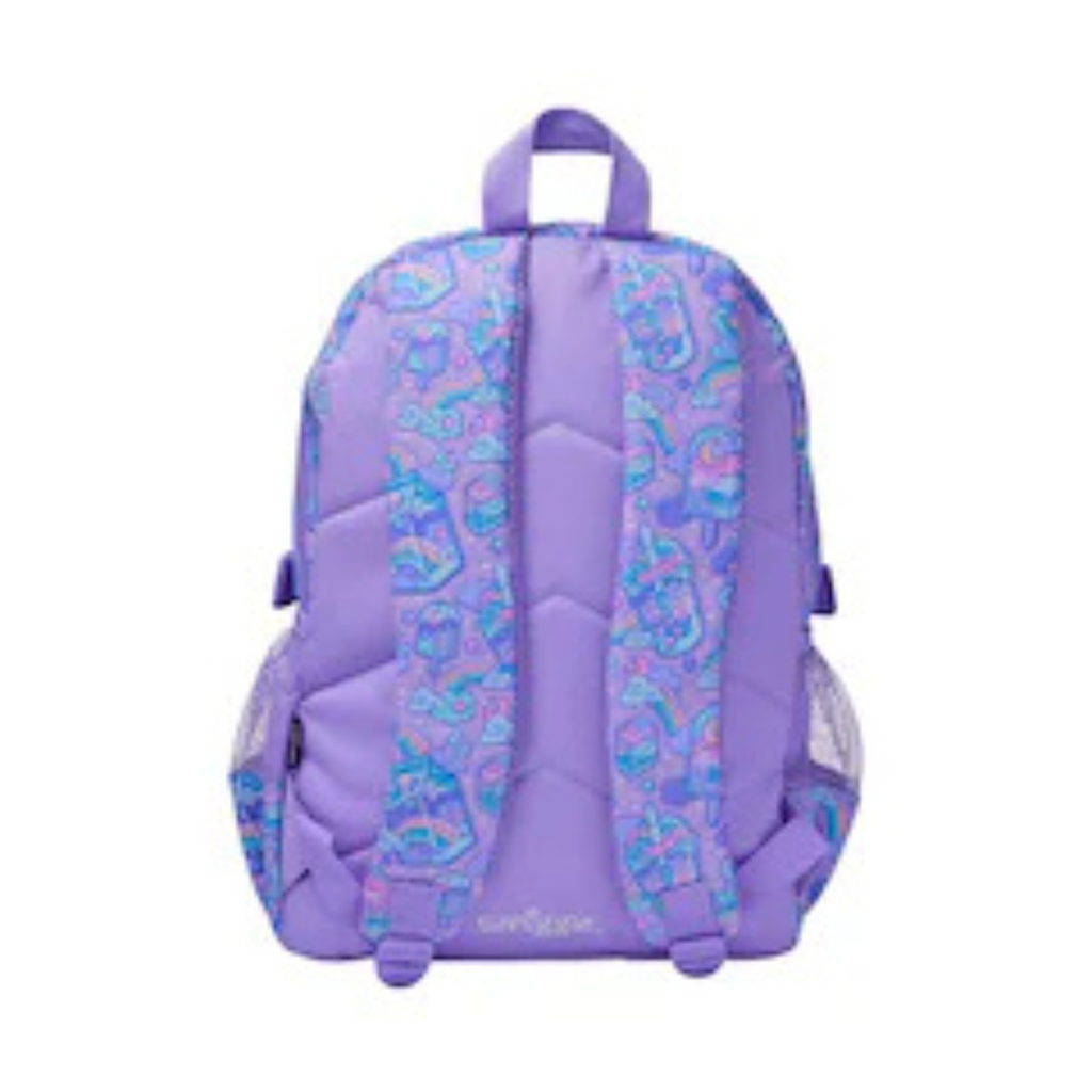 Smiggle Purple Trailblazer  Kids School Bag & Travel Backpack – 16 Inches (100%orignal)