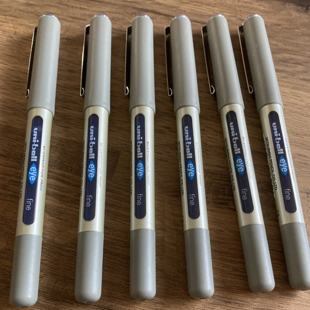 Uni-ball Eye Fine Roller Ball Pen - UB-157 - Blue 12pcs box