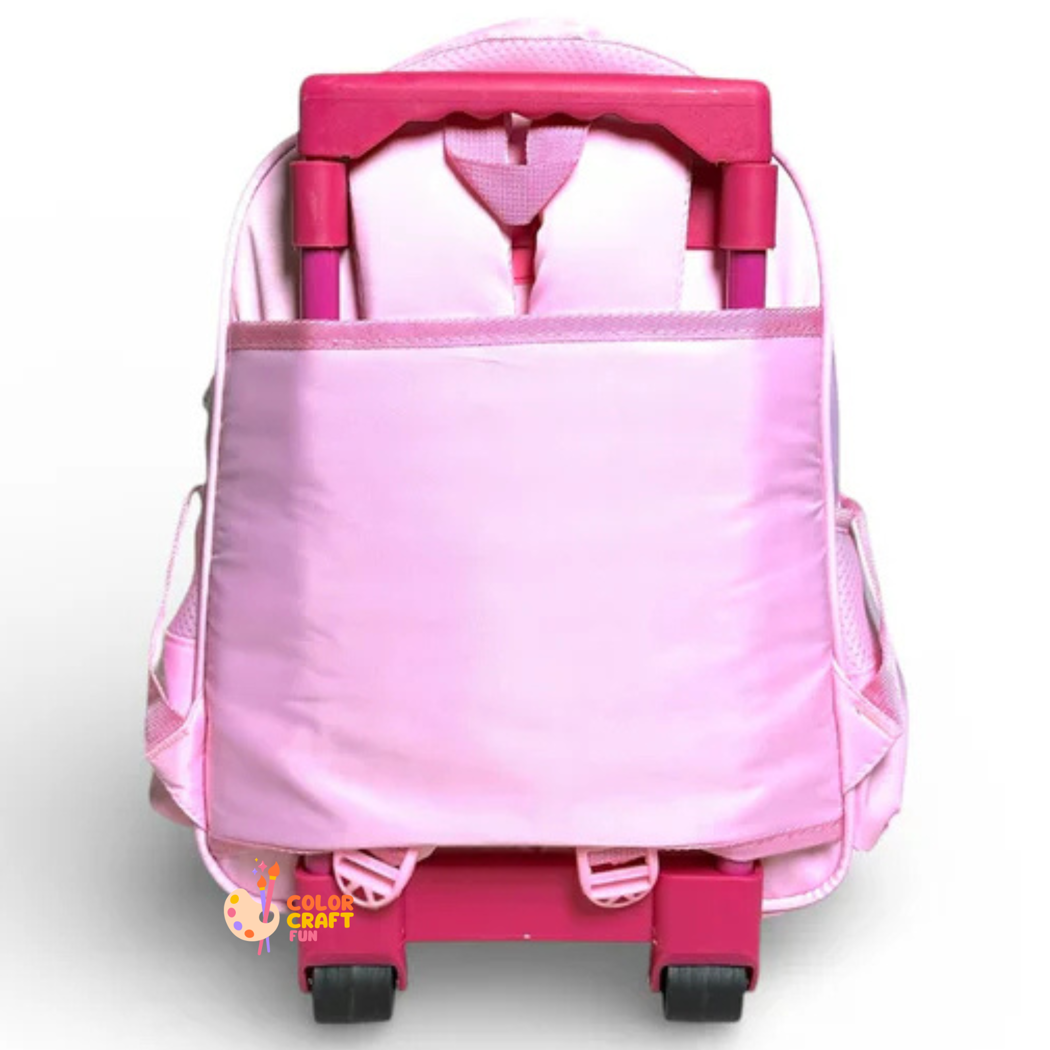 14 Inch 3D Hello Kitty Trolley Bag For Grade kg Till 1 Girls ( With Keychain )