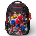 16 Inch 3D Spiderman School Bag For Grade 1 Till 3 Boys ( With Keychain )