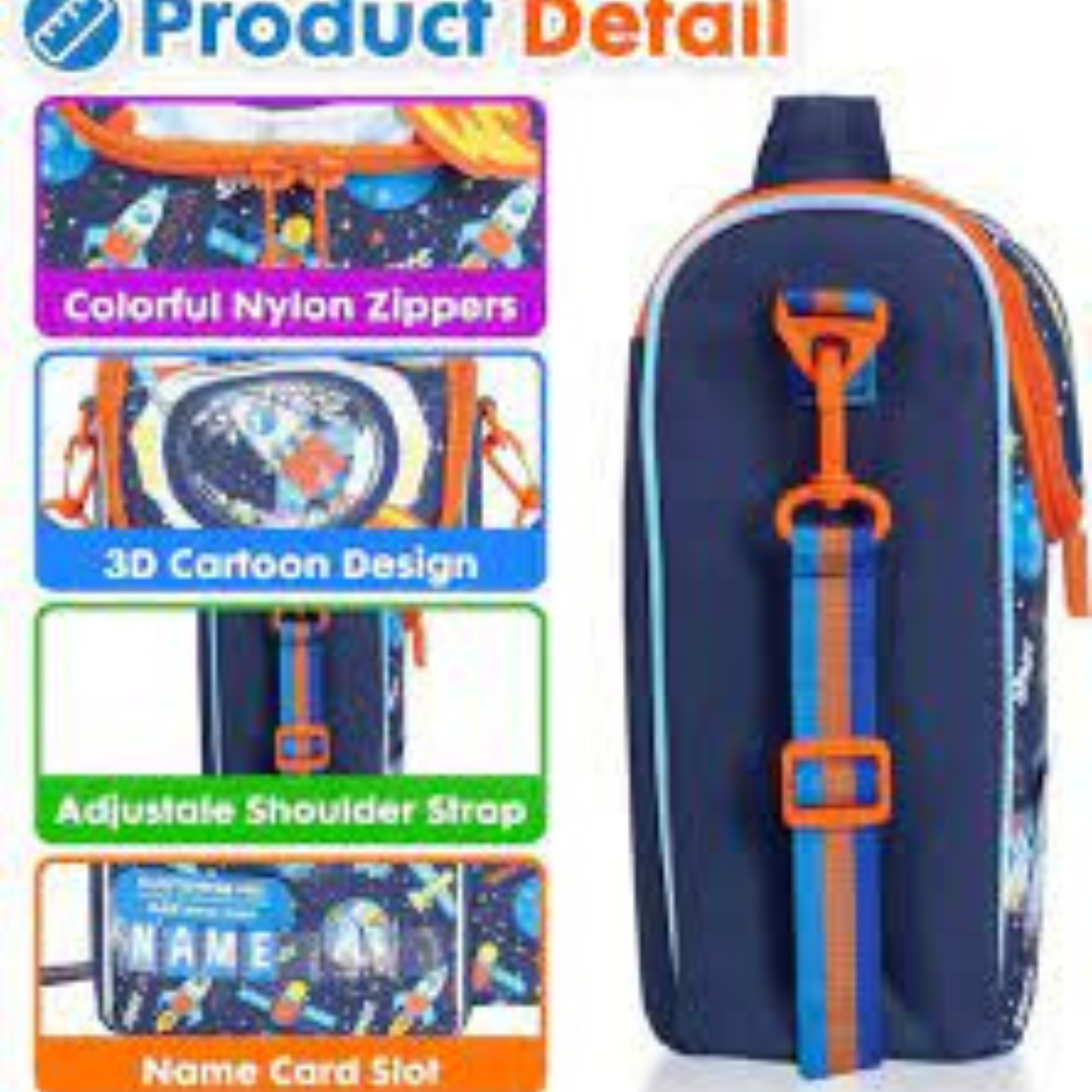 Vest-Style Sling Lunch Bag, Space which is thermal insulated
