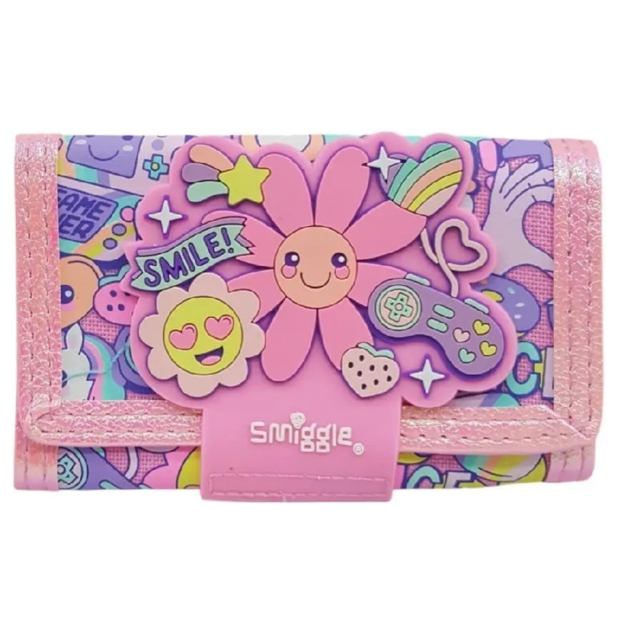 Original Smiggle CUTE FLOWER WALLET