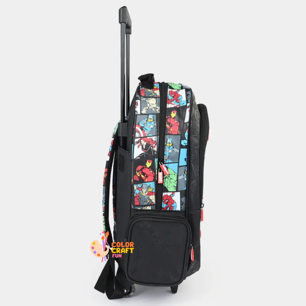 Orignal Smiggle Rolling Backpack/Trolley Bag for Kids MARVELS Size 19inch