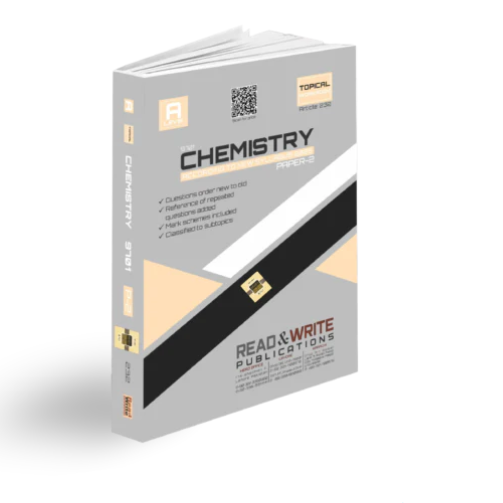Chemistry A Level Paper 2 Topical Workbook and Past Papers Read & Write