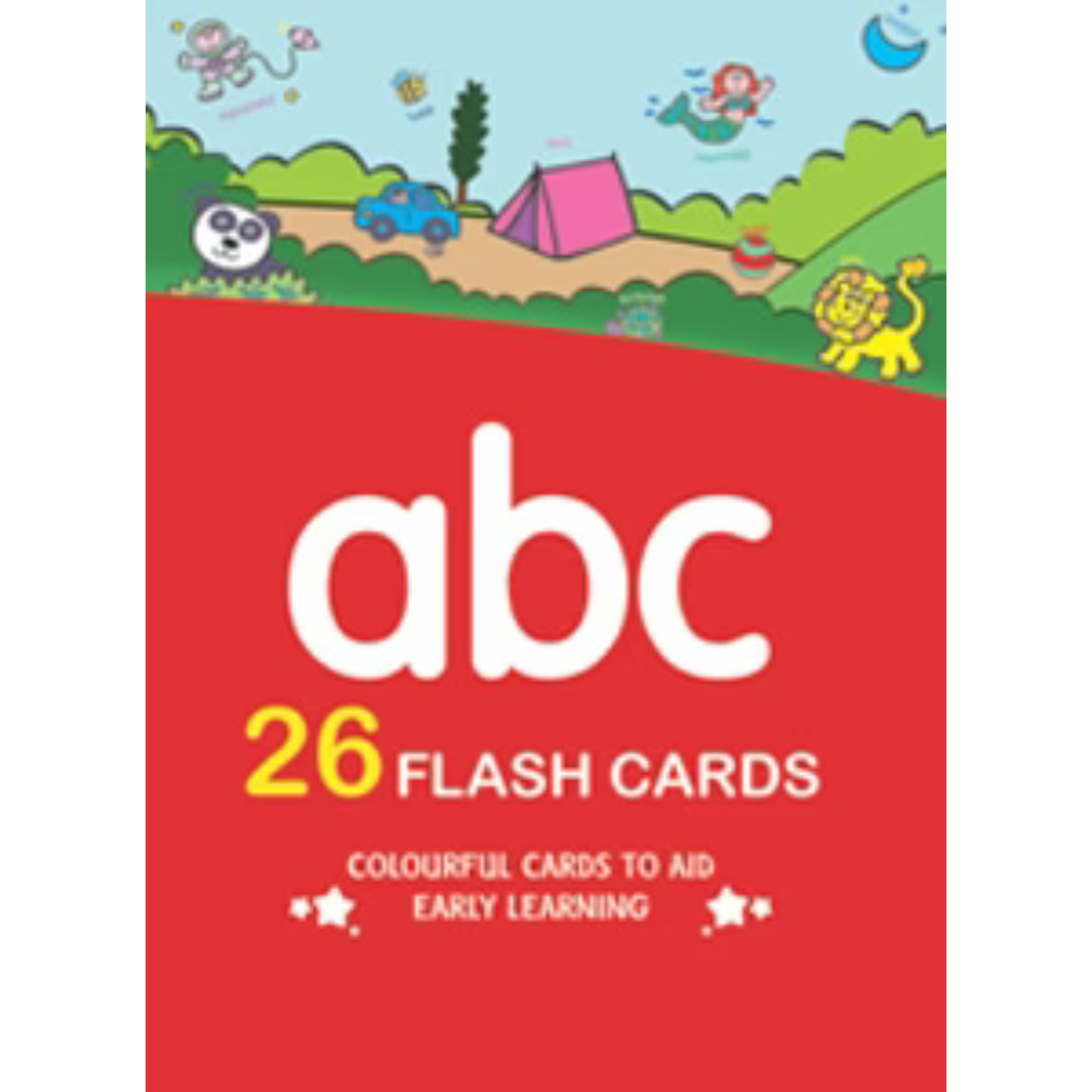 BIG Flash Card Alif Bay Jeem,,ABC,,abc,,123