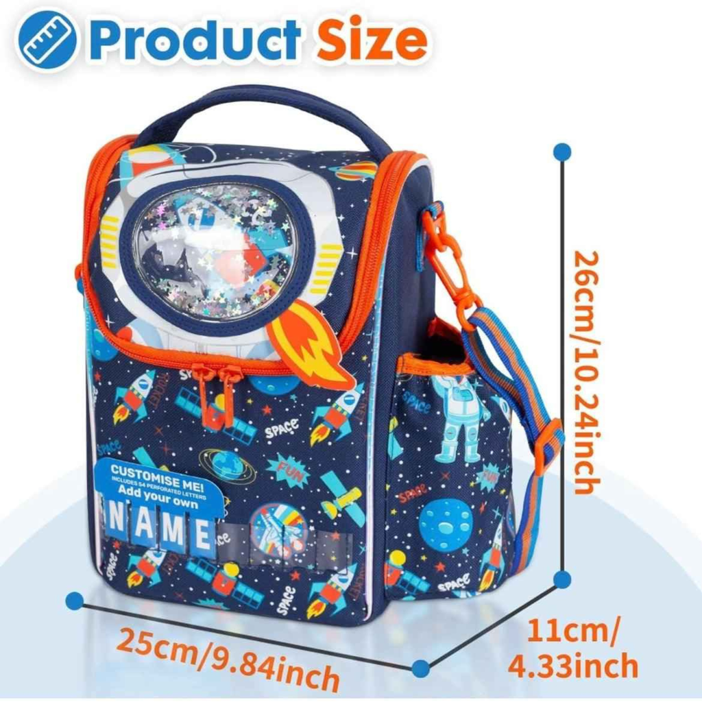 Vest-Style Sling Lunch Bag, Space which is thermal insulated