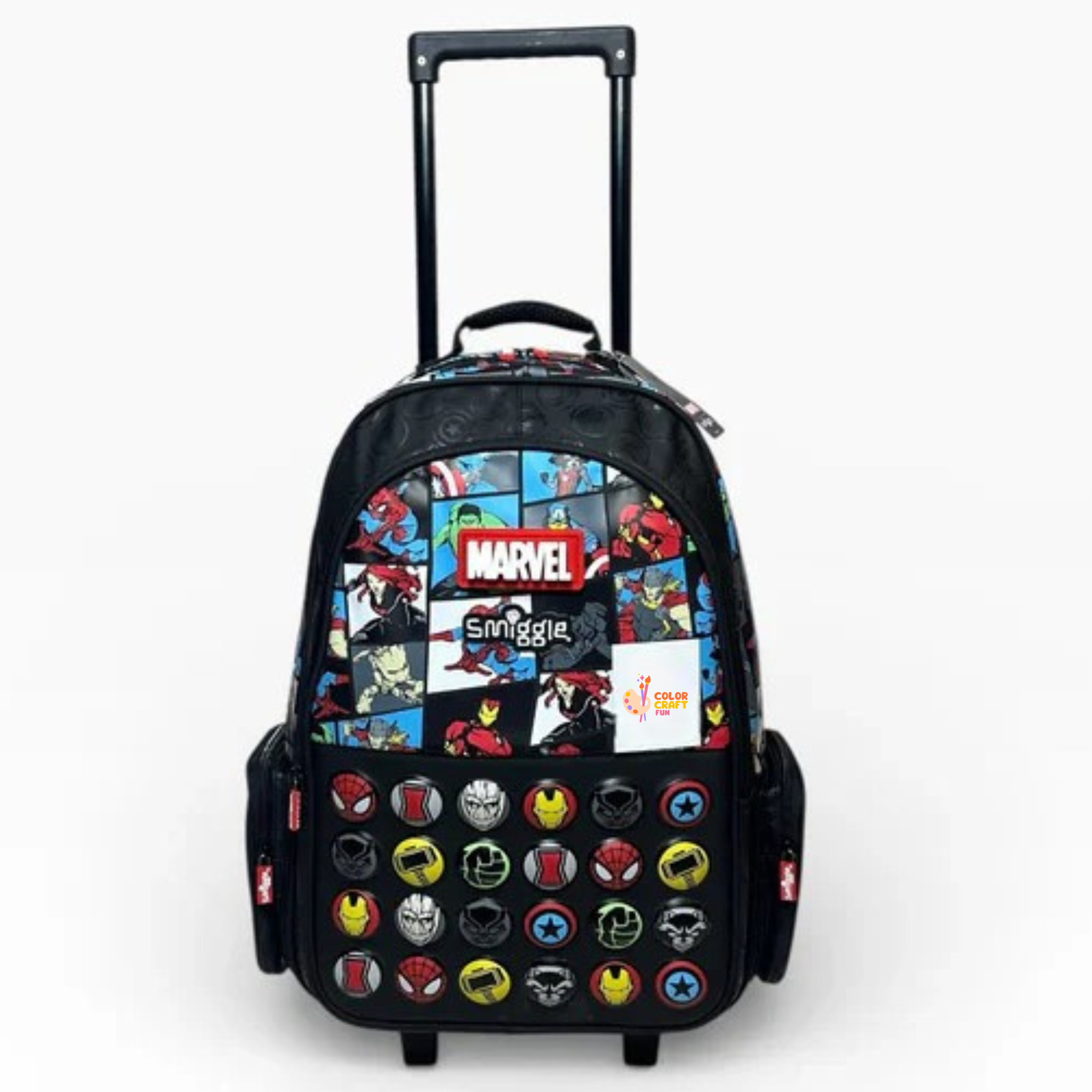 Original Marvel 2 piece Trolley Bag bundle For Grade 1 Till 5 Boys