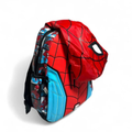 Smiggle Marvel Spider-Man Kids Junior Backpack with Detachable Hood | School & Travel Bag (100%orignal) 14 inch