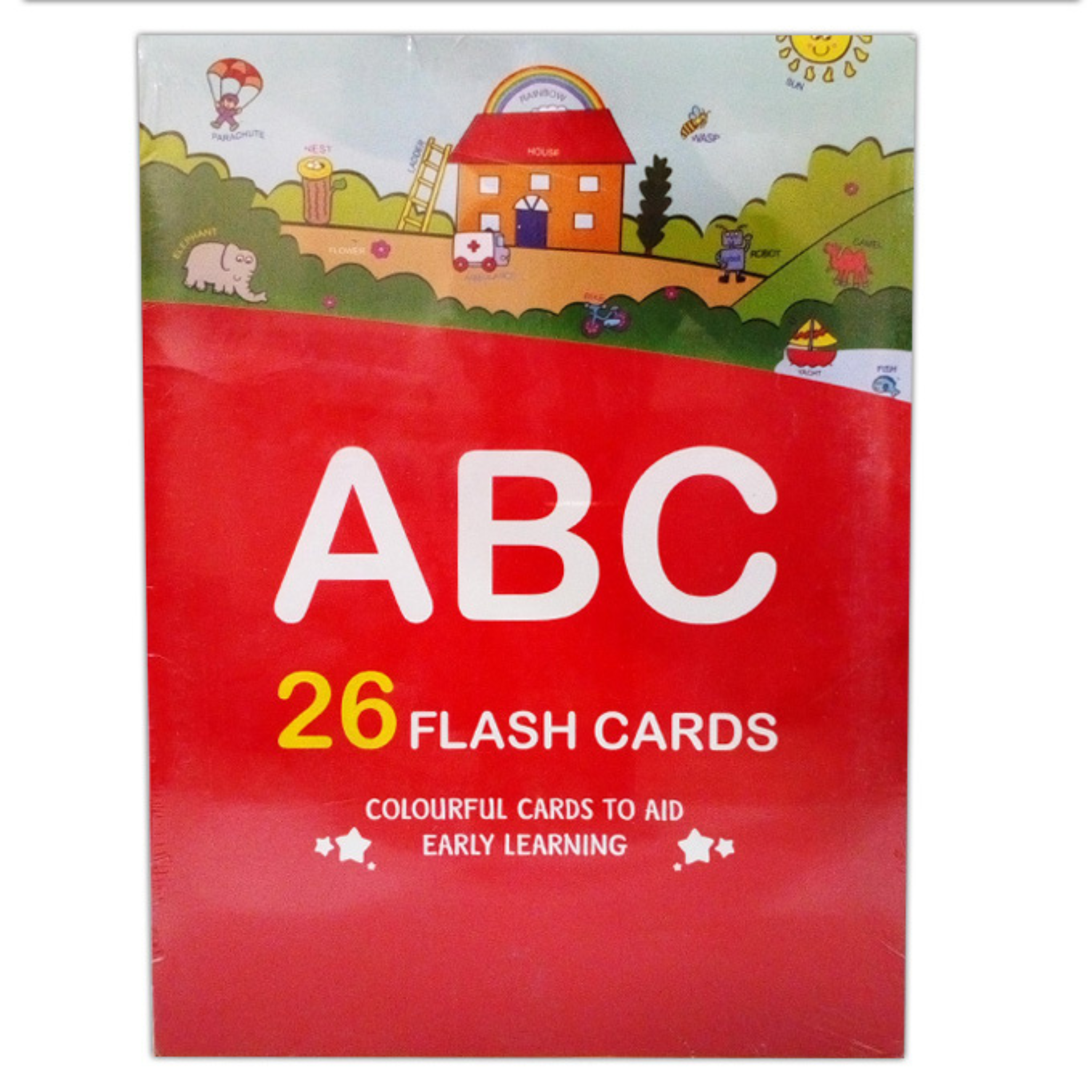 BIG Flash Card Alif Bay Jeem,,ABC,,abc,,123
