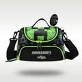Smiggle minecraft Insulated Lunch Bag for Kids – Dual Compartment Lunch Bag