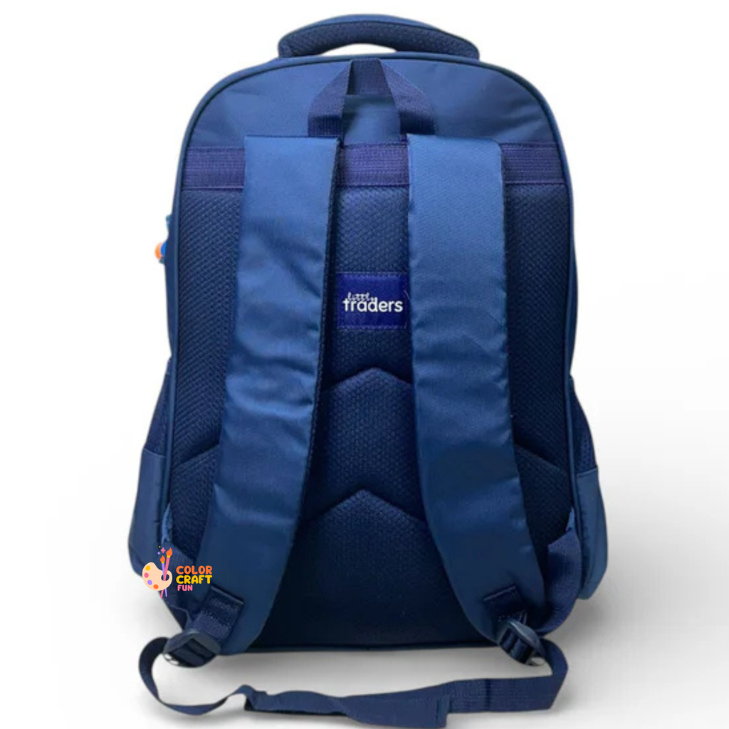 16 Inch 3D Stitch School Bag For Grade 1 Till 3 Kids ( With Keychain )