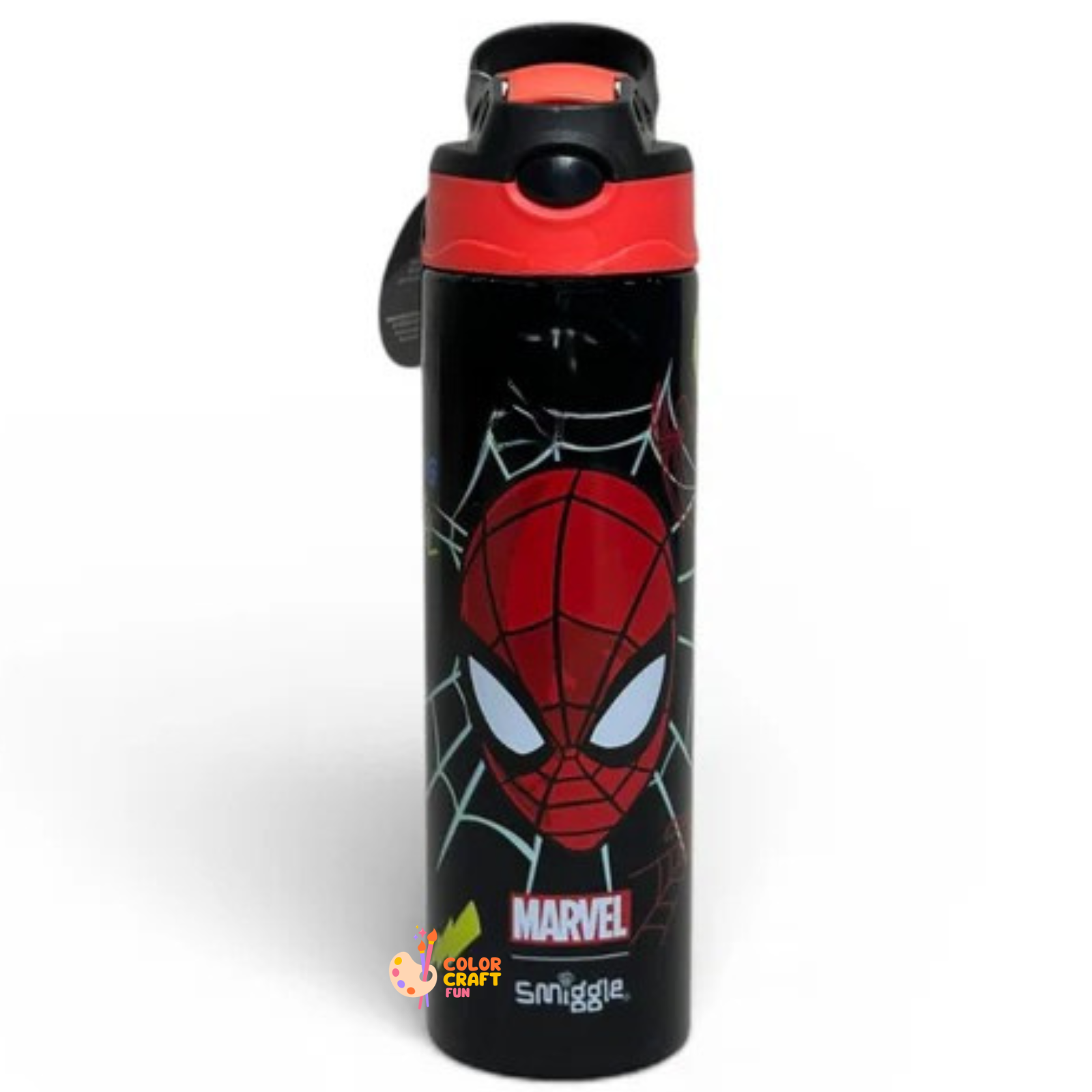 Smiggle Spiderman Stainless Metal (Thermic) Sipper Water Bottle 520ML