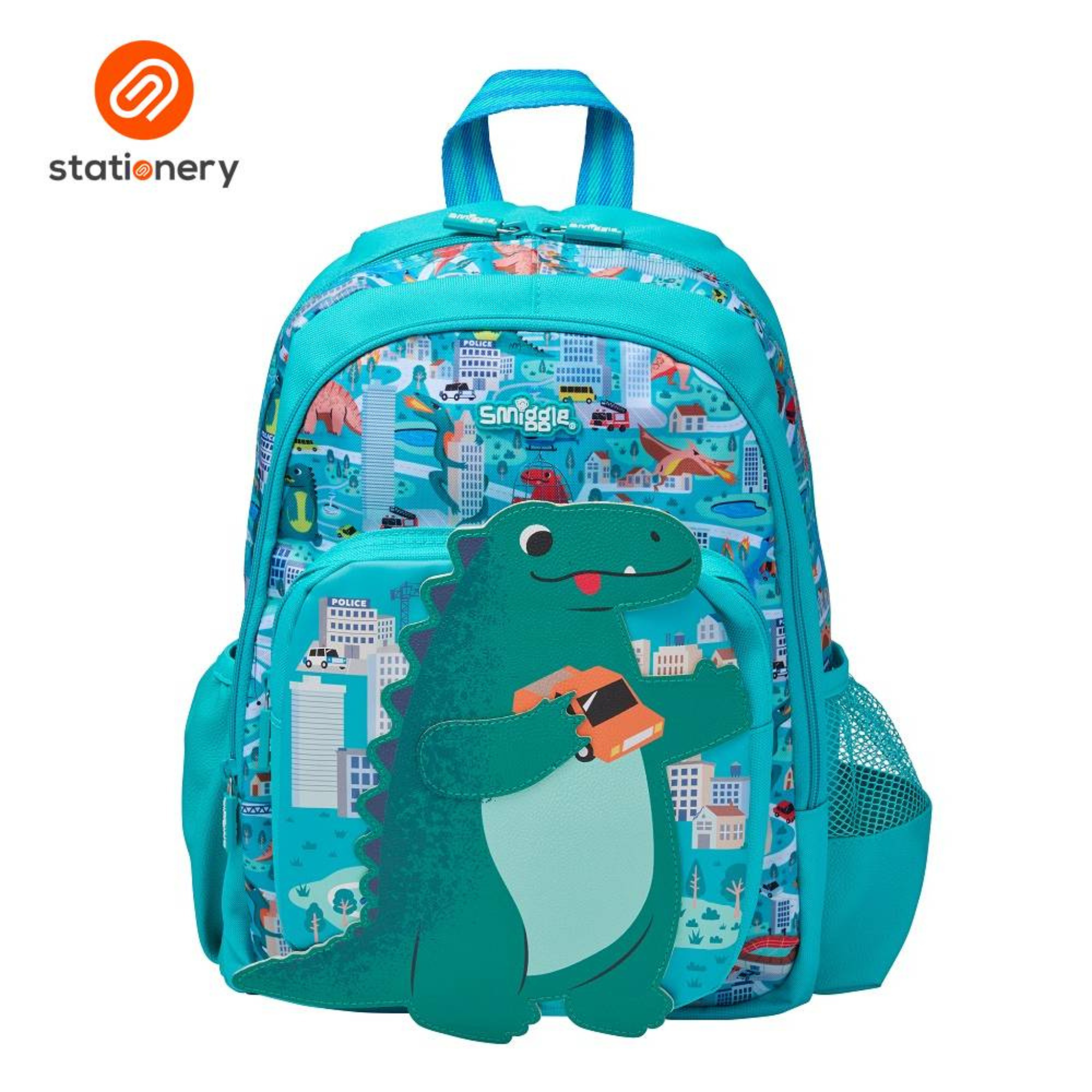 Smiggle Dinosaur Roar Adventure Backpack - Kids School & Travel Bag (KG1-KG2) (100%orignal) 14 inch