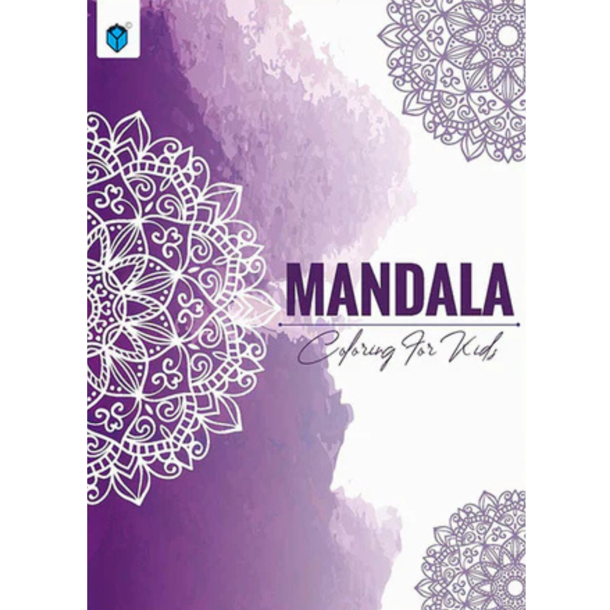 MANDALA COLORING FOR KIDS BOOK 1 PURPLE