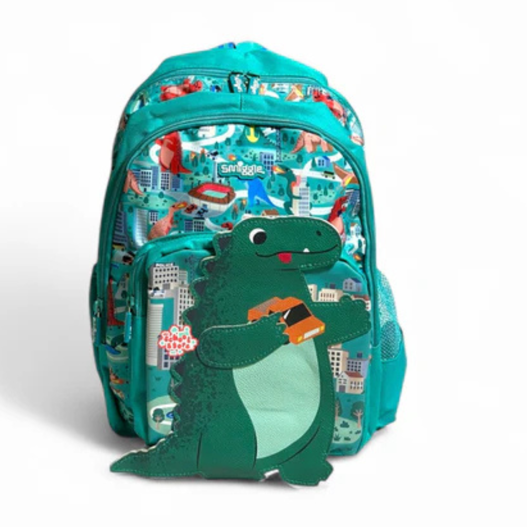 Smiggle Dinosaur Roar Adventure Backpack - Kids School & Travel Bag (KG1-KG2) (100%orignal) 14 inch