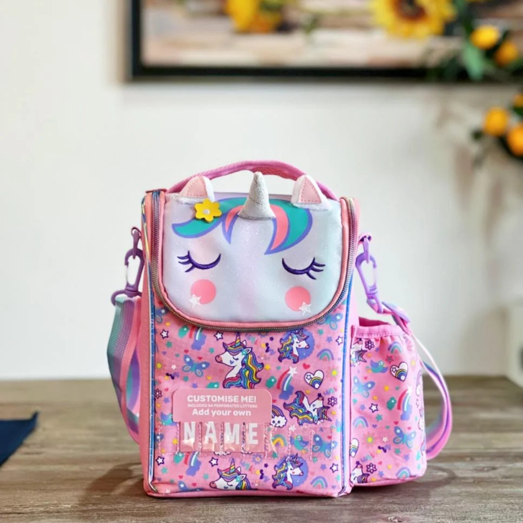 Vest-Style Sling Lunch Bag,Unicorn which is thermal insulated