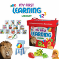 My First Learning Library | 12-Book Board Book Set for Toddlers & Preschoolers