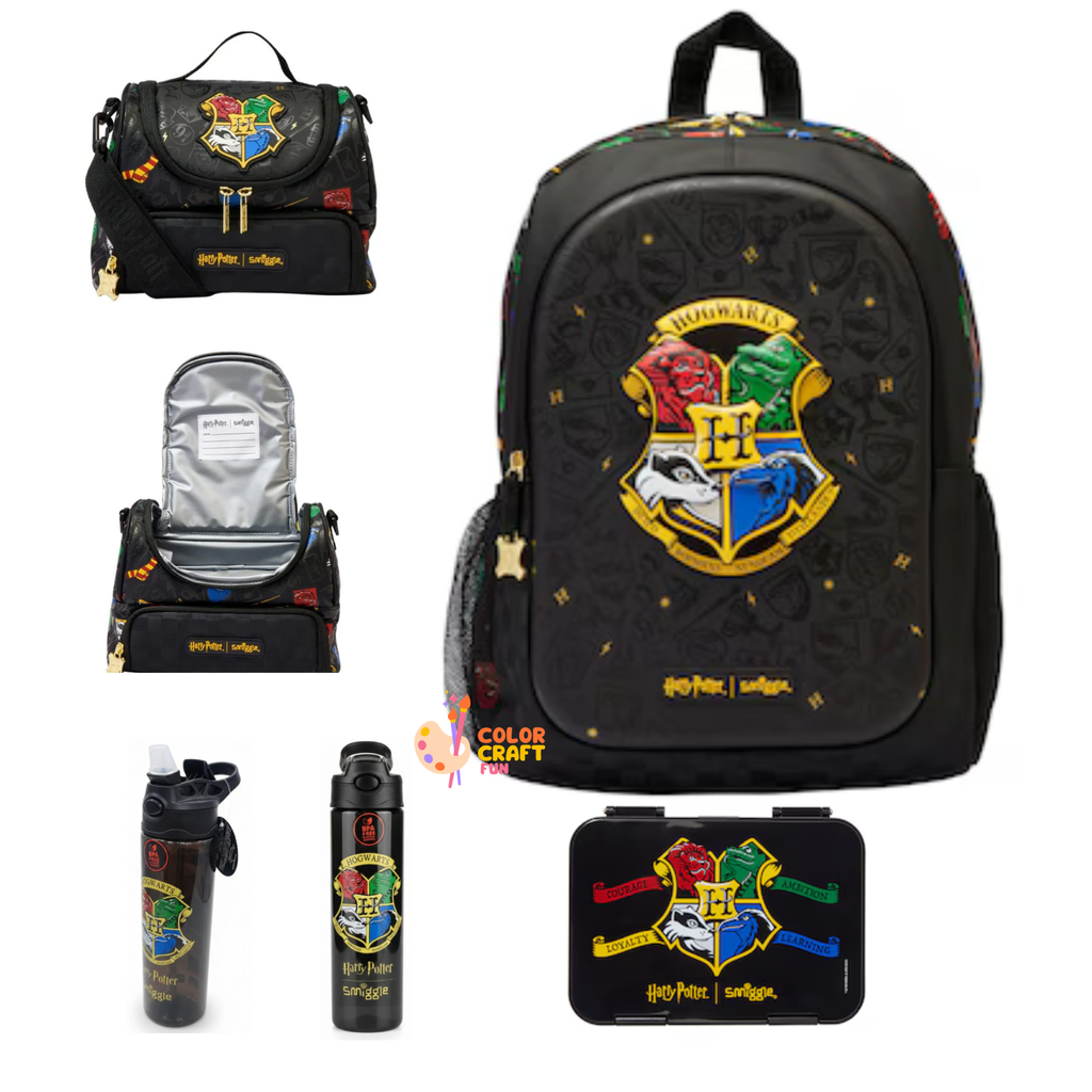 Original Harry Poter 4 piece Bag bundle For Grade 2 Till 5 Boys