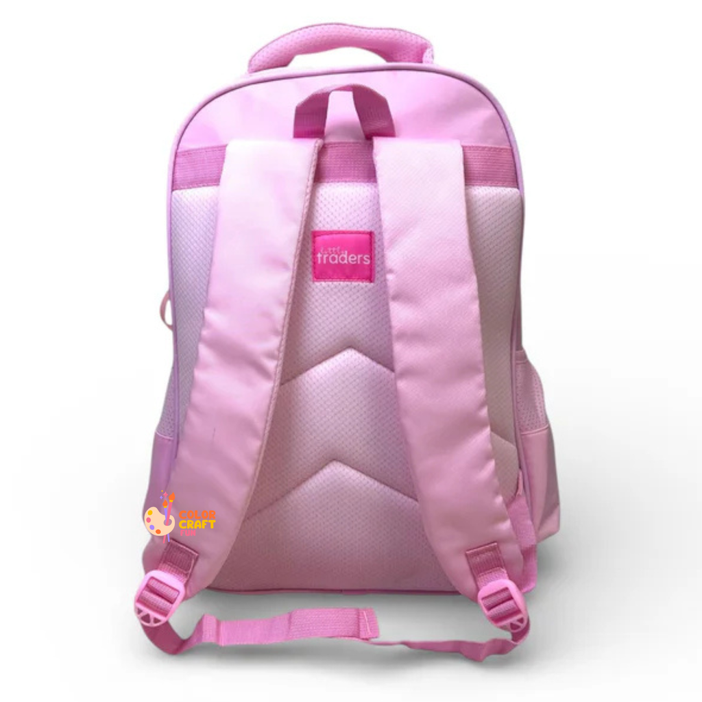 18 Inch 3D Labubu School Bag For Grade 4 Till 8 Girls ( With Keychain )