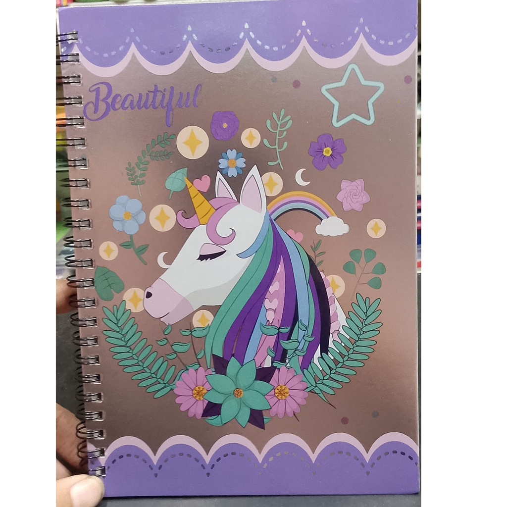 Holographic Unicorn Glitter Notebook – Where Magic Meets the Page