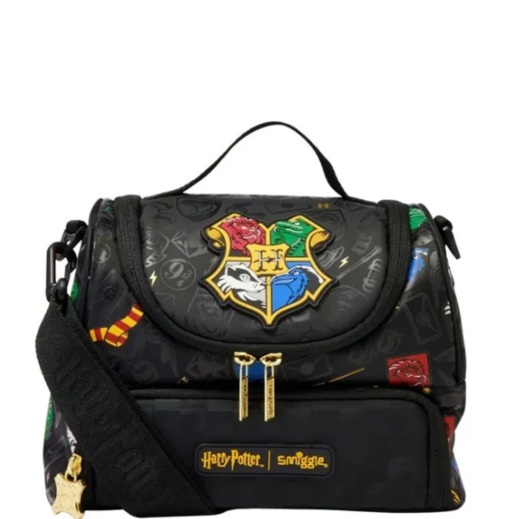 Smiggle Harry Potter Hogwarts Insulated Lunch Bag for Kids – School Lunch Box Bag (579868)