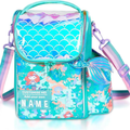 Vest-Style Sling Lunch Bag, Mermaid which is thermal insulated