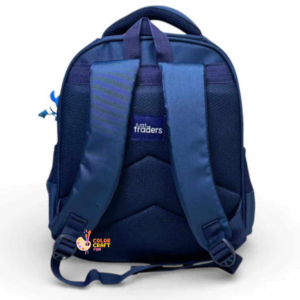 14 Inch 3D Stitch School Bag For Nursery Till KG Kids ( With Keychain )