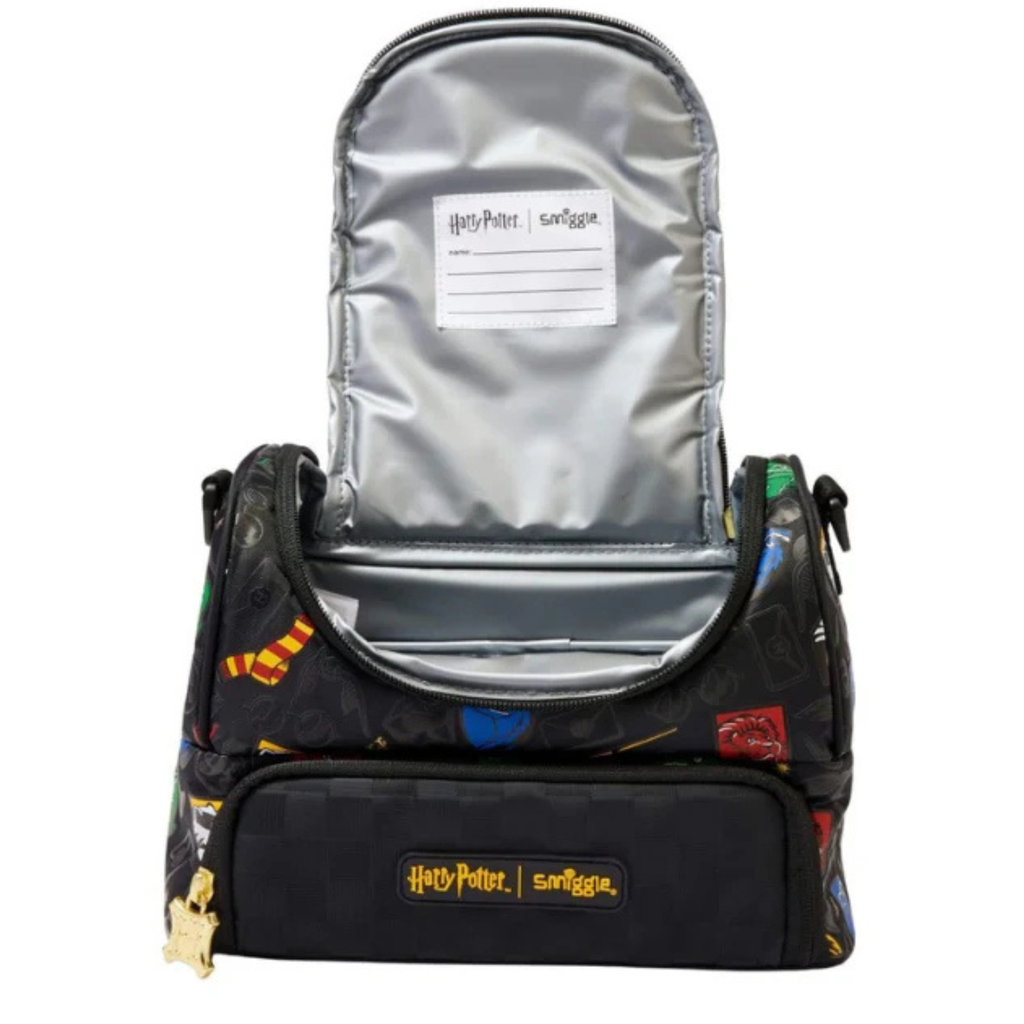 Smiggle Harry Potter Hogwarts Insulated Lunch Bag for Kids – School Lunch Box Bag (579868)