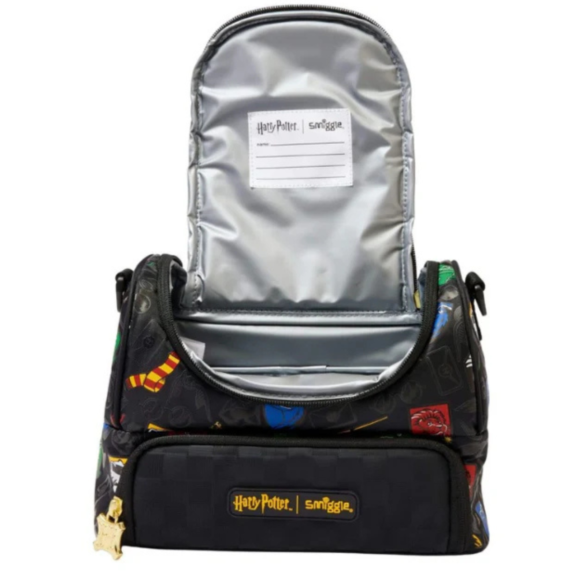 Smiggle Harry Potter Hogwarts Insulated Lunch Bag for Kids – School Lunch Box Bag (579868)