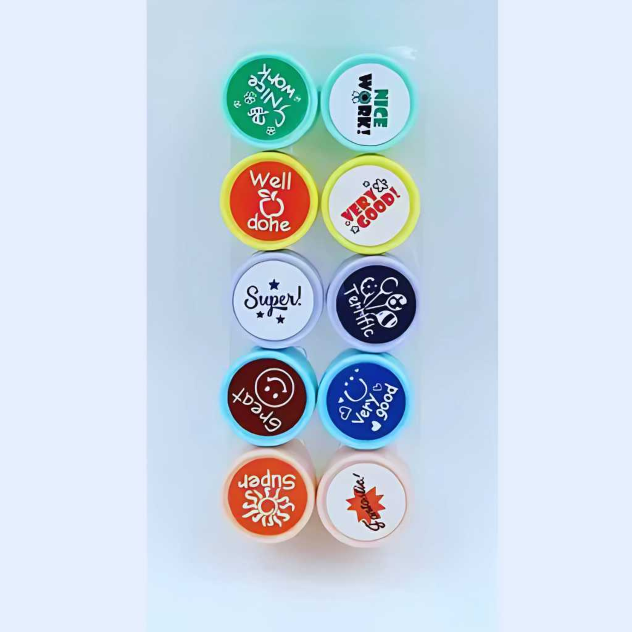motivational stemps for kids teacher use pack of 10pcs