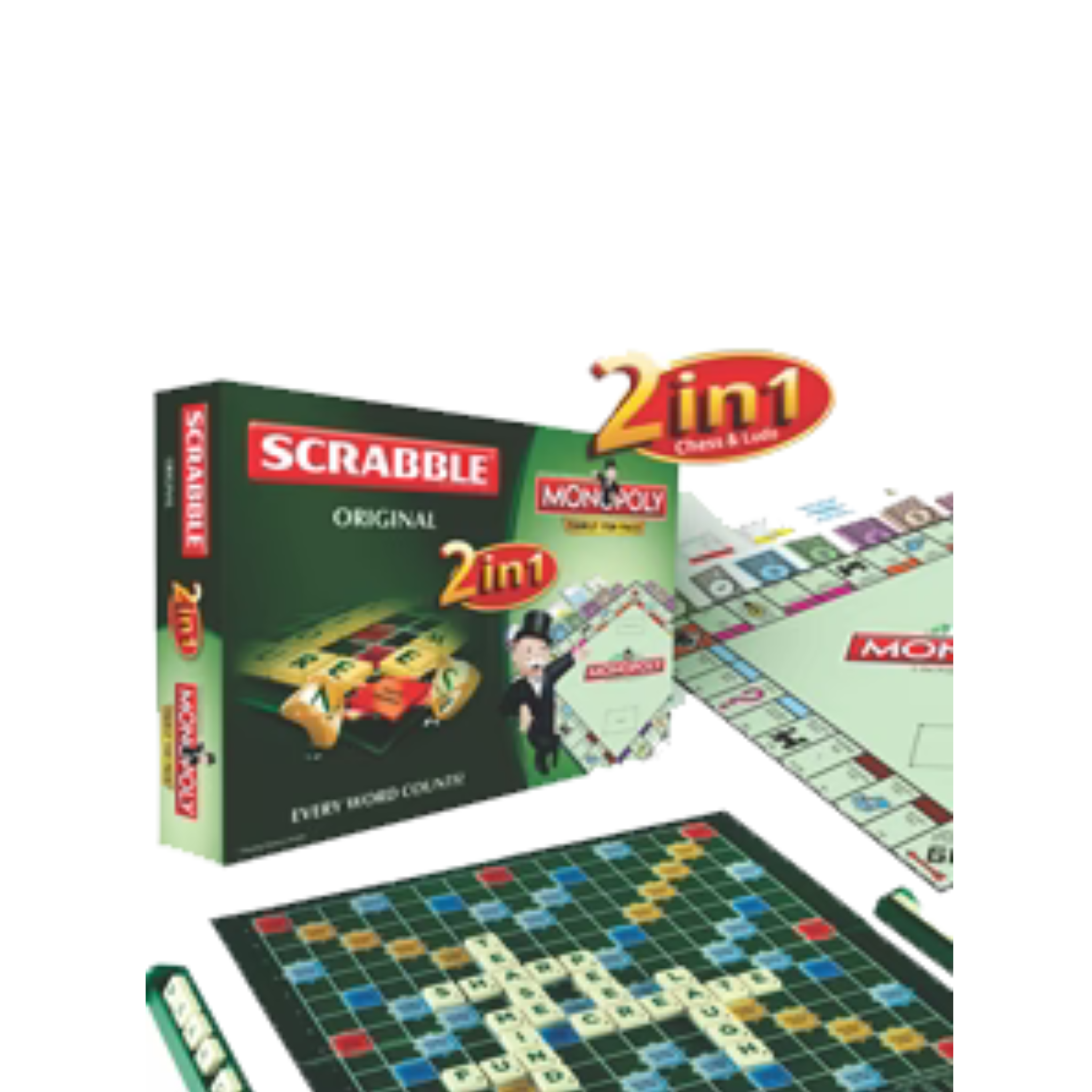 Scrabbles Special Edition Pink,green,&2 in 1
