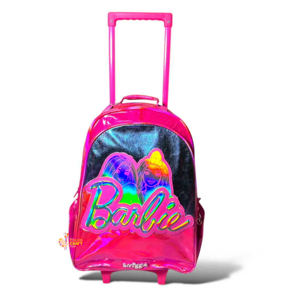 Original Barbie 2 piece Trolley Bag bundle For Grade 1 Till 5 Girls