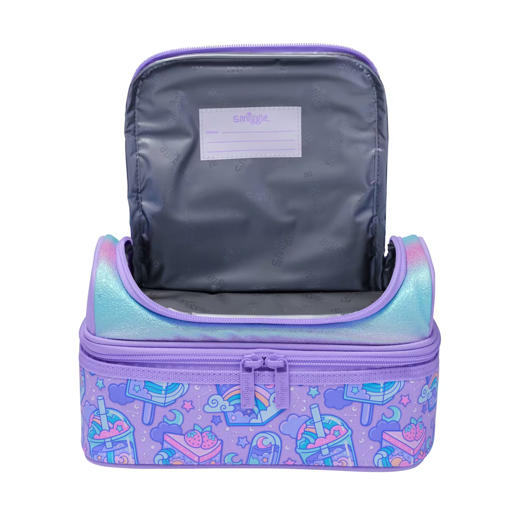 Vest Brand Cupcake Two-Compartment Insulated Lunch Bag for Kids – Cute, Durable & Washable