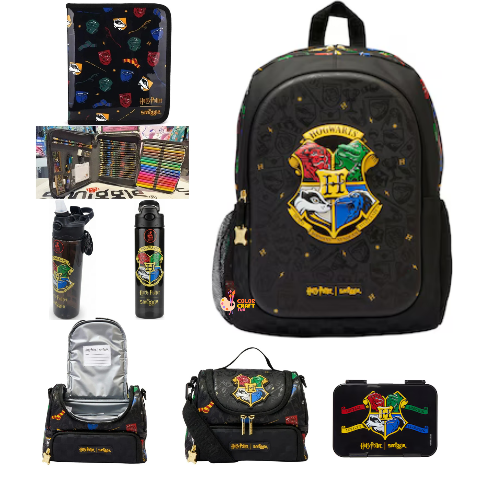Original Harry Poter 5 piece Bag bundle For Grade 2Till 5 Boys
