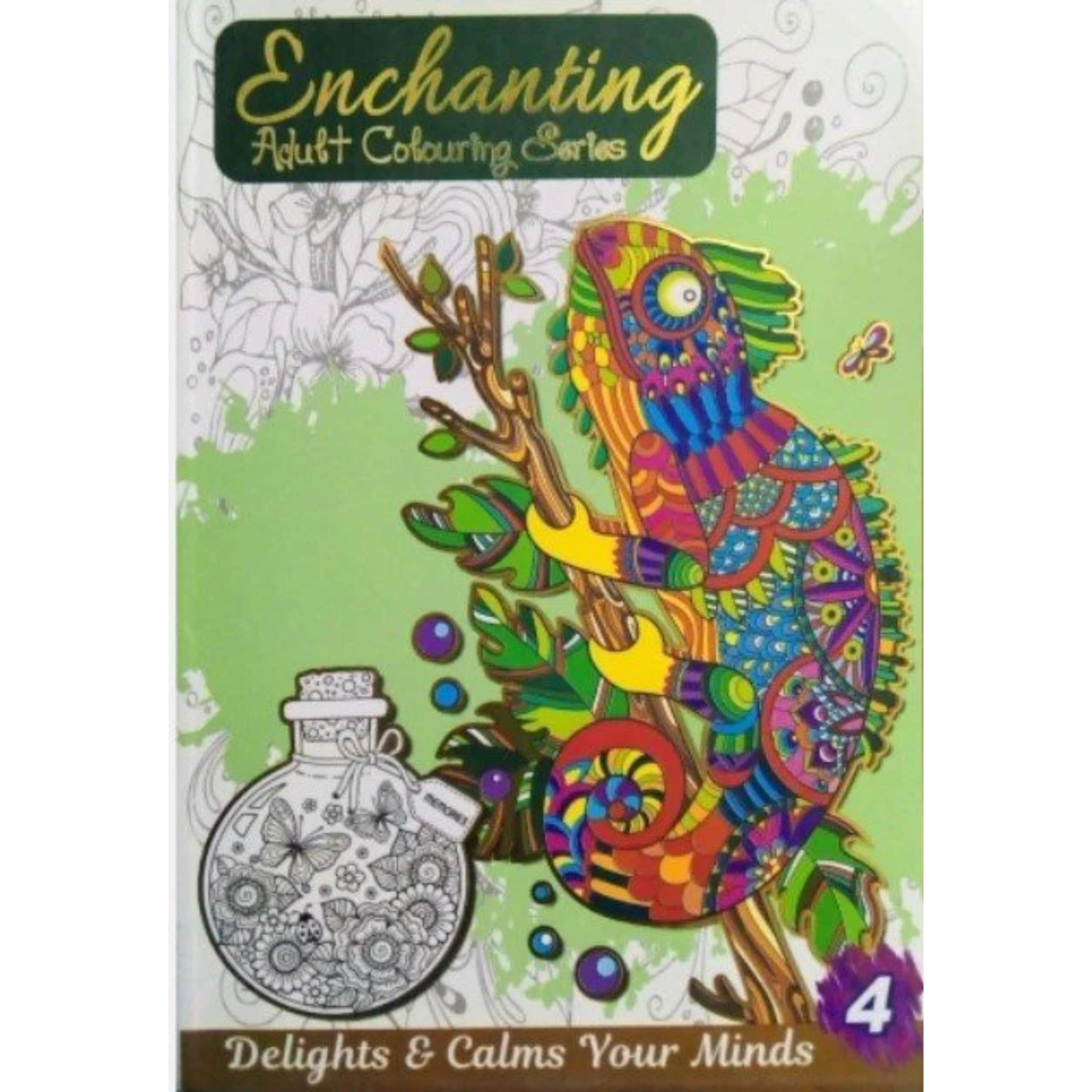 ENCHANTING ADULT COLORING SERIES: DELIGHTS & CALMS YOUR MIND 4