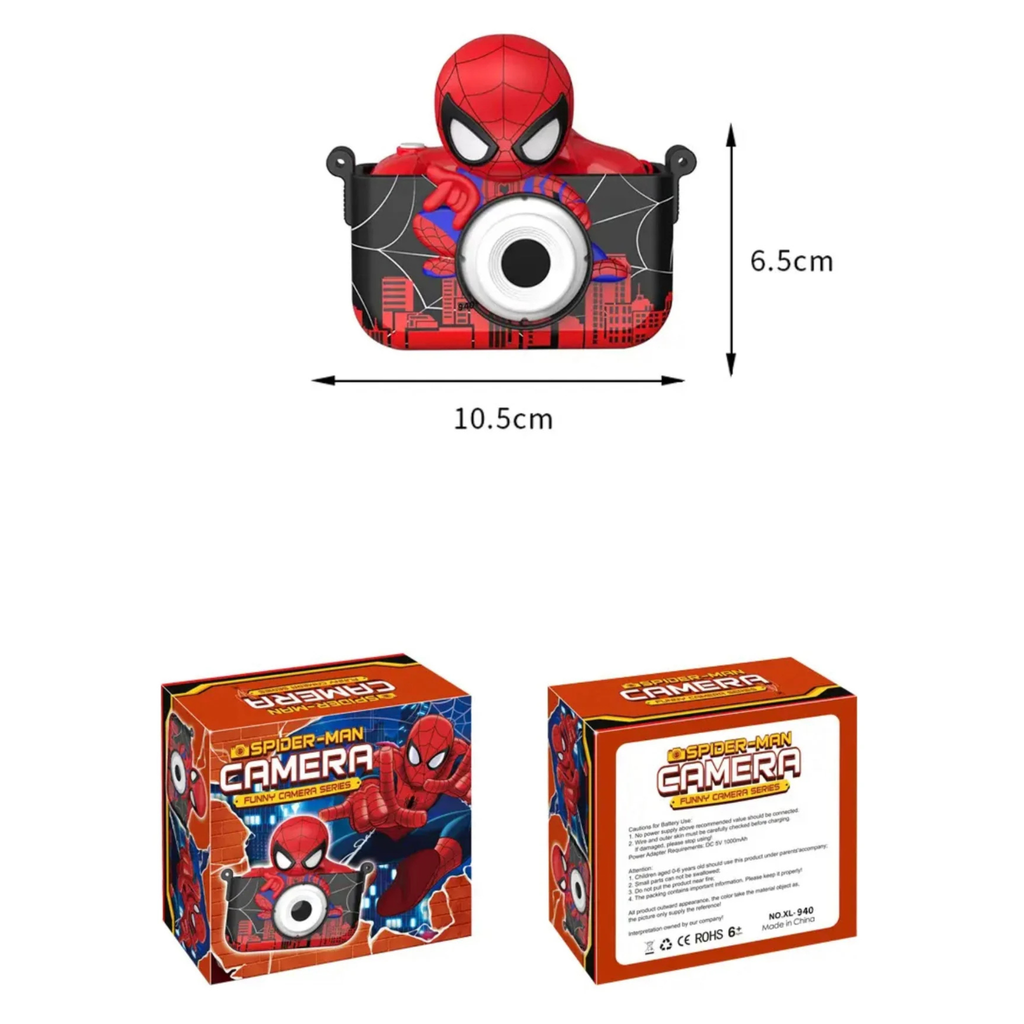Spider-Man themed kids' digital camera.