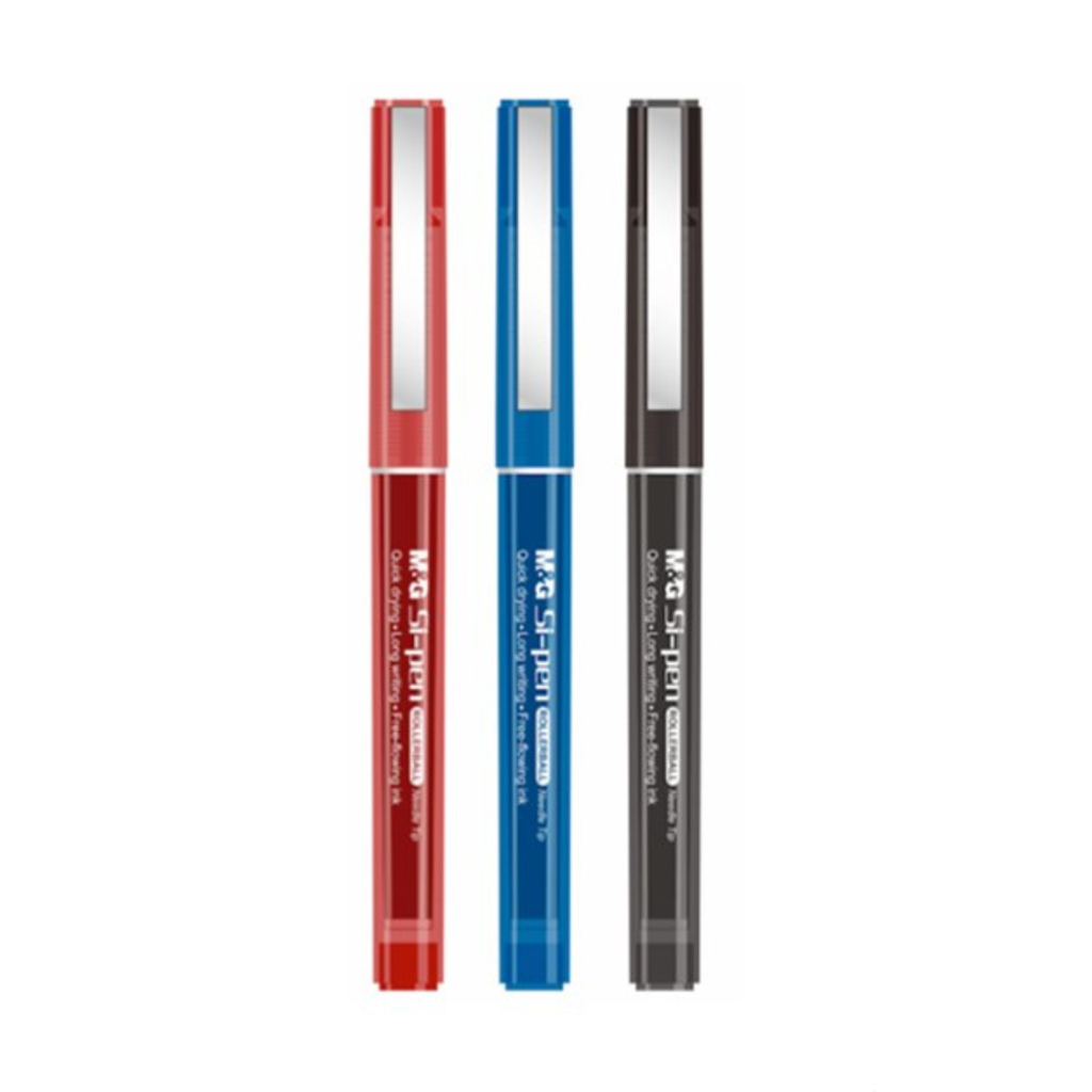 M&G ARP41872 Si-Pen S7 Roller Pen pack of 12pcs