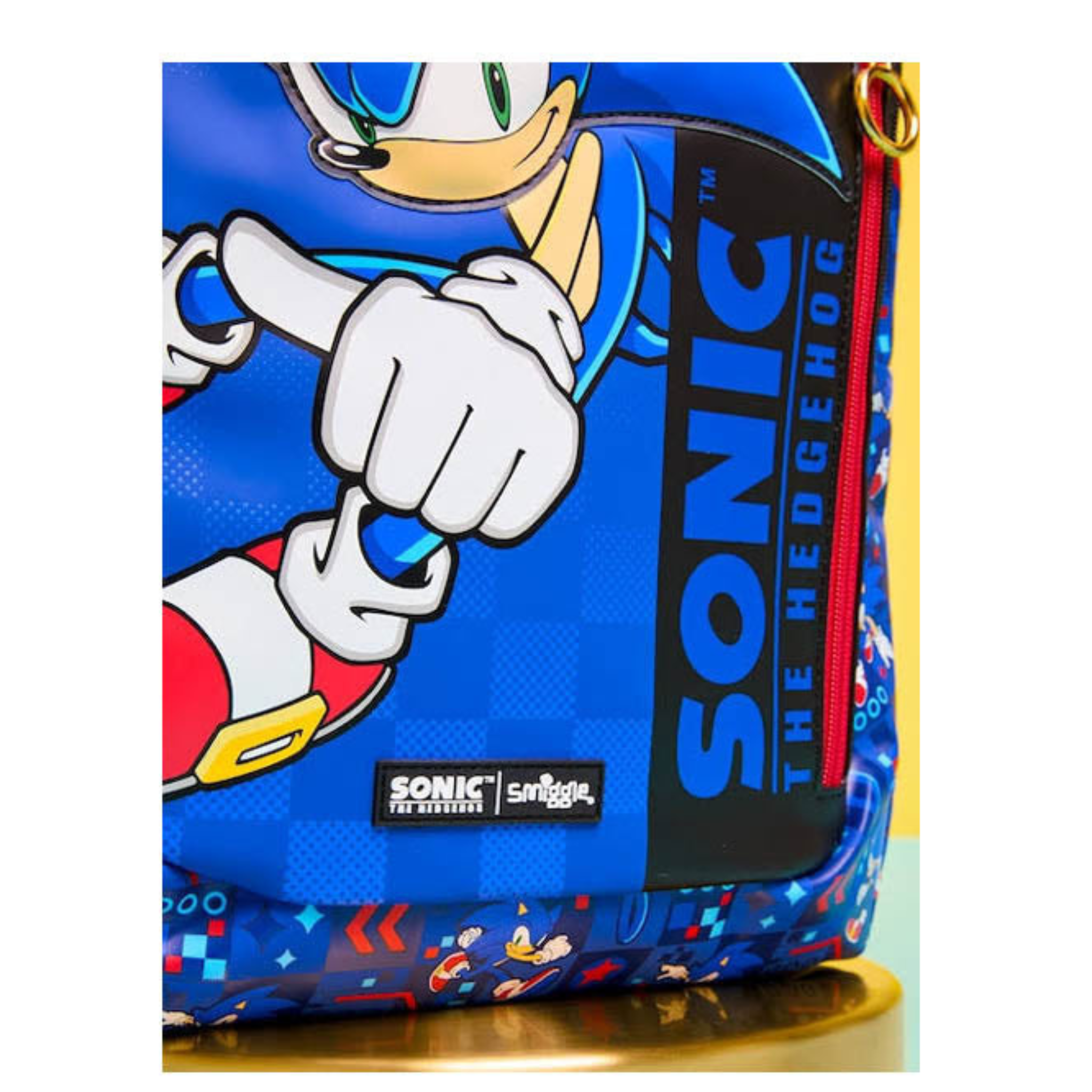 Smiggle Sonic The Hedgehog School Bag - Perfect for Grade 2-4 (100%orignal) 17 inch