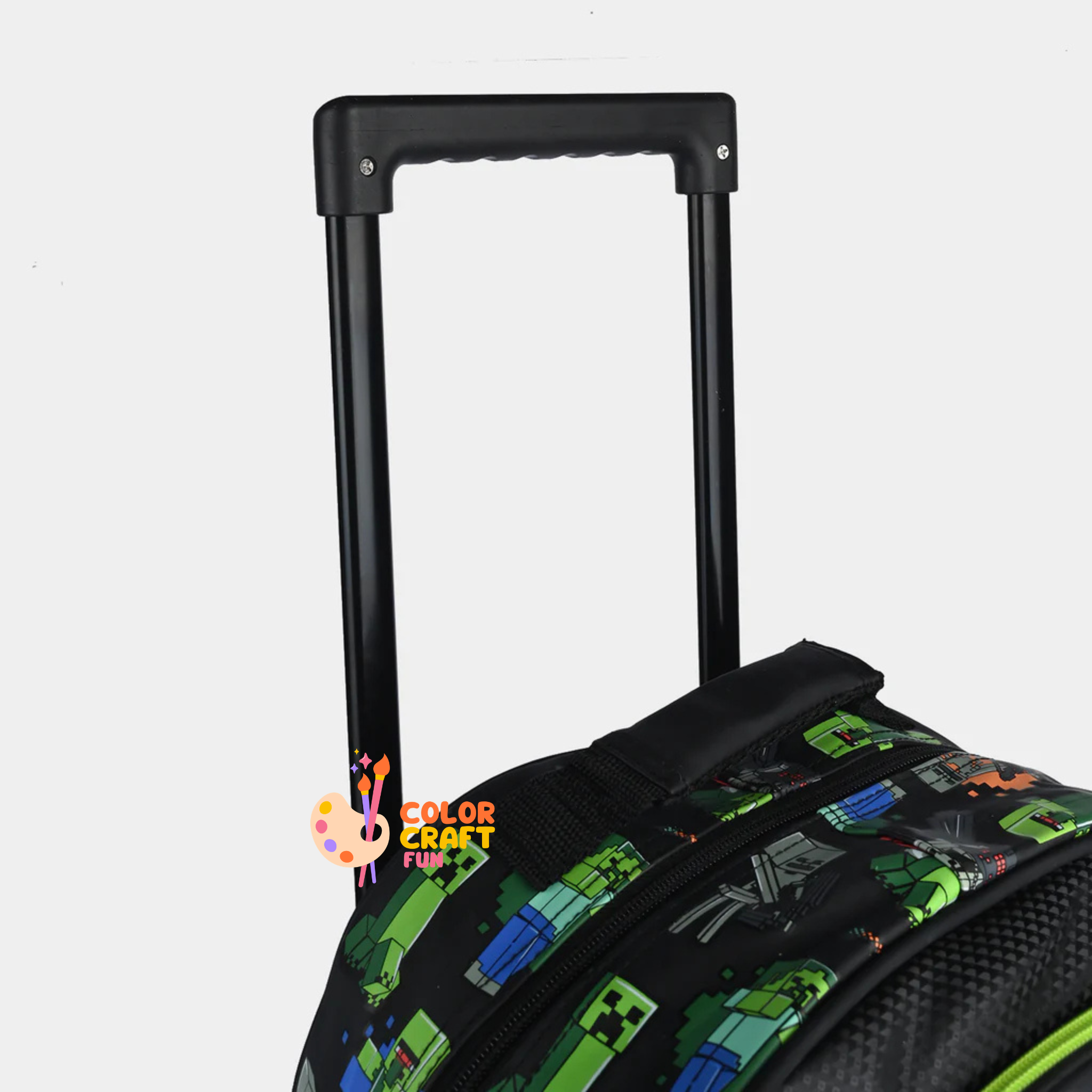Orignal Smiggle Rolling Backpack/Trolley Bag for Kids MINDCRAFT Size 19inch