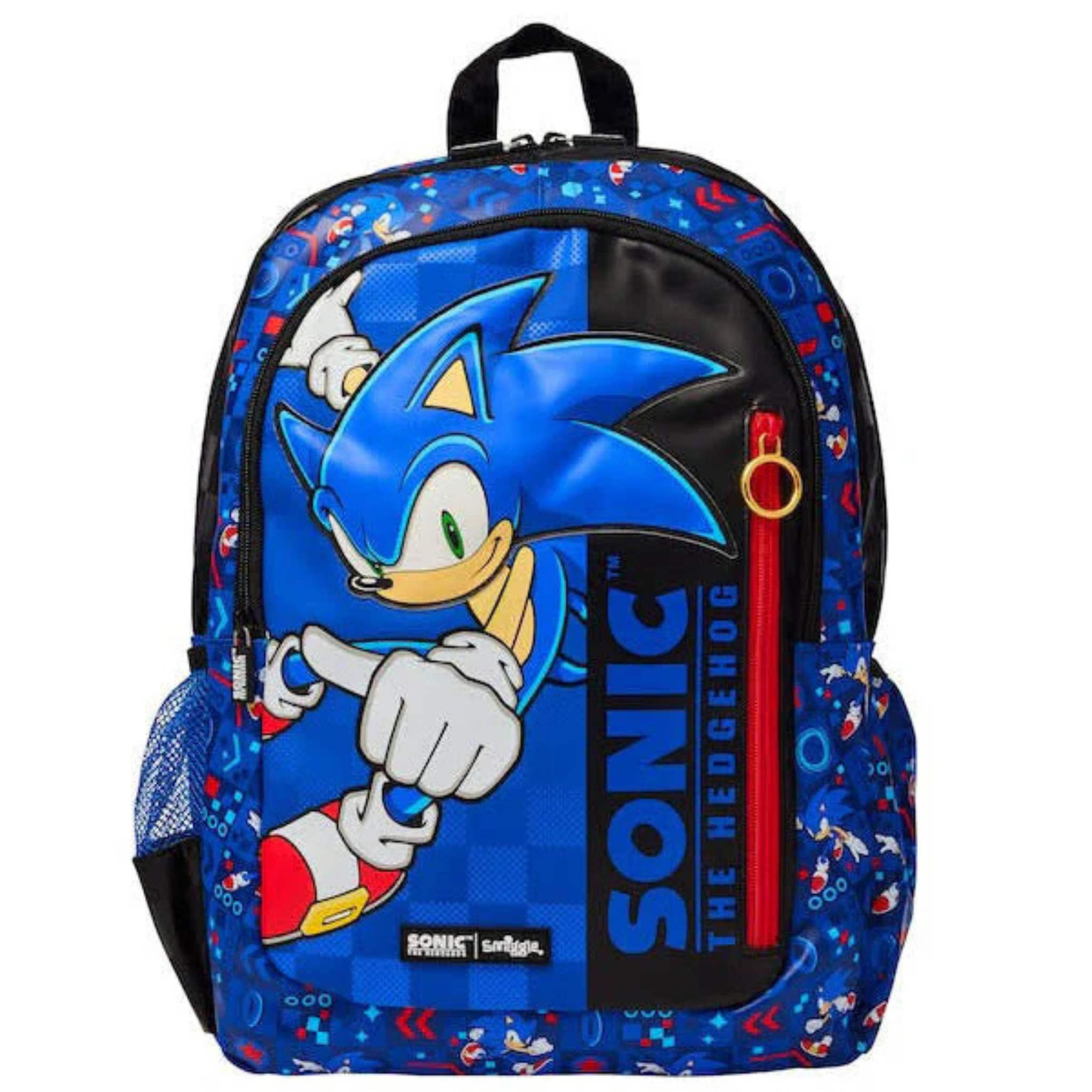 Smiggle Sonic The Hedgehog School Bag - Perfect for Grade 2-4 (100%orignal) 17 inch