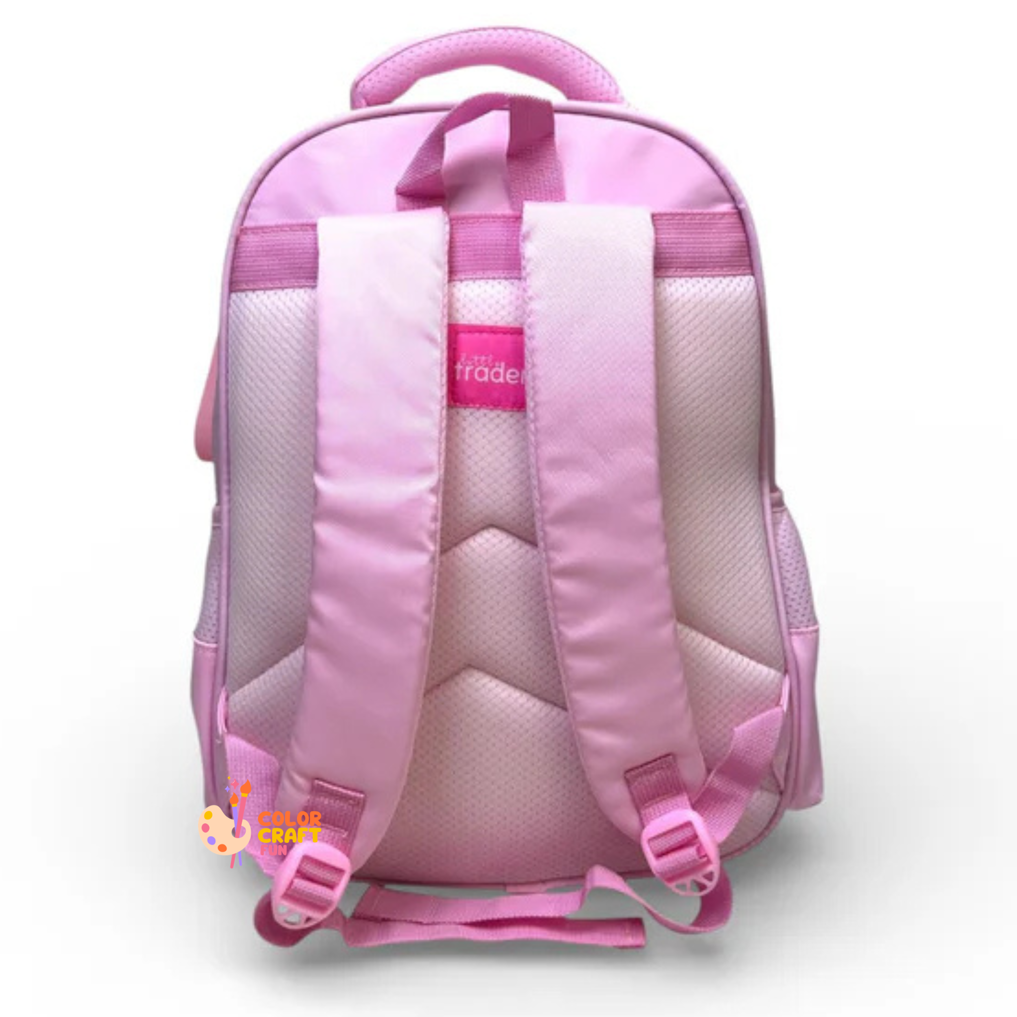 16 Inch 3D Labubu School Bag For Grade 1 Till 3 Girls ( With Keychain )