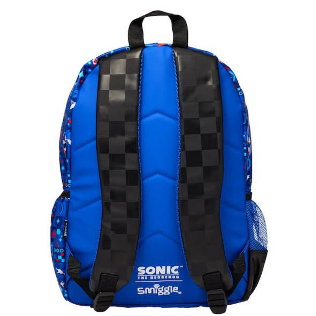 Smiggle Sonic The Hedgehog School Bag - Perfect for Grade 2-4 (100%orignal) 17 inch