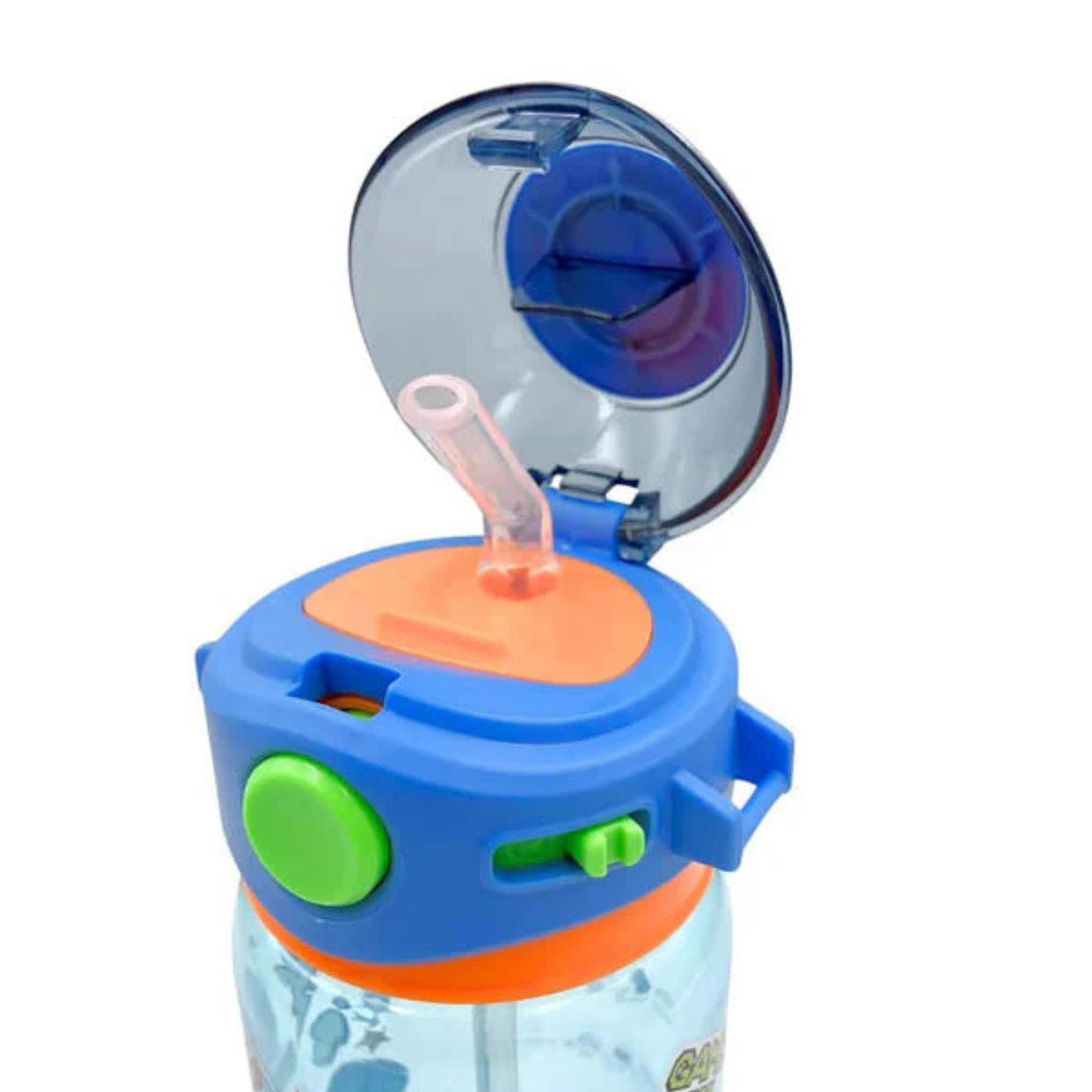 Vest Brand Game On Themed BPA Free Water Bottle with Sippy Straw | 650 ml