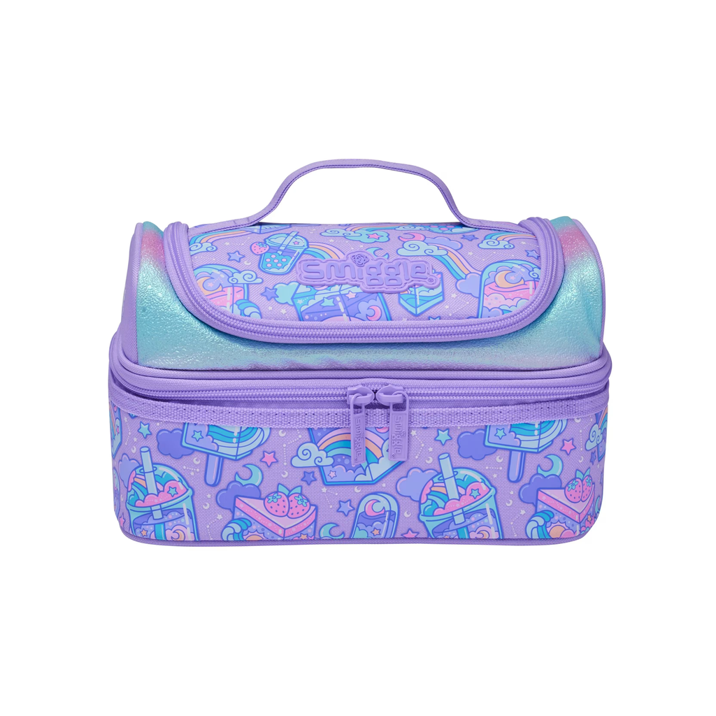 Vest Brand Cupcake Two-Compartment Insulated Lunch Bag for Kids – Cute, Durable & Washable