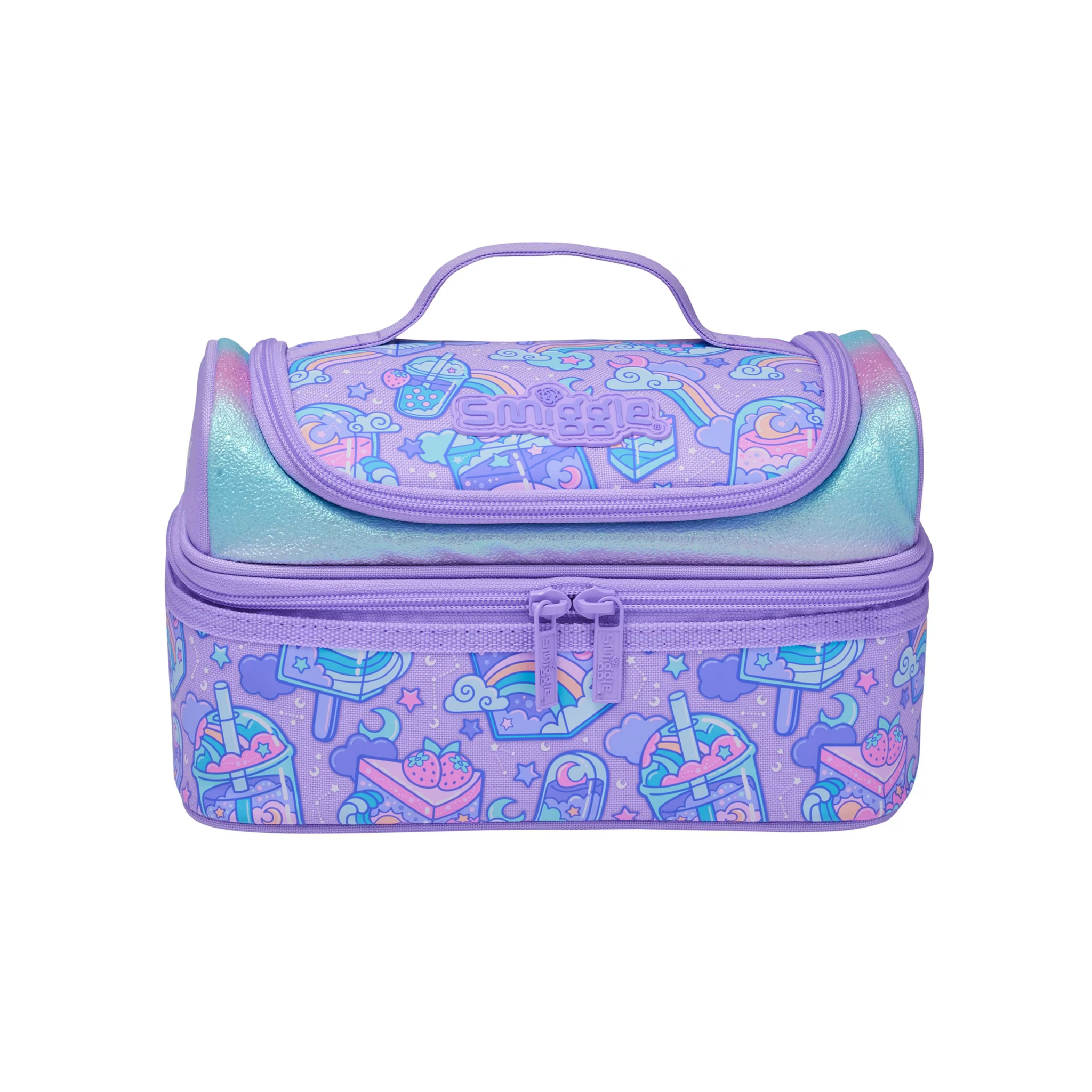 Vest Brand Cupcake Two-Compartment Insulated Lunch Bag for Kids – Cute, Durable & Washable