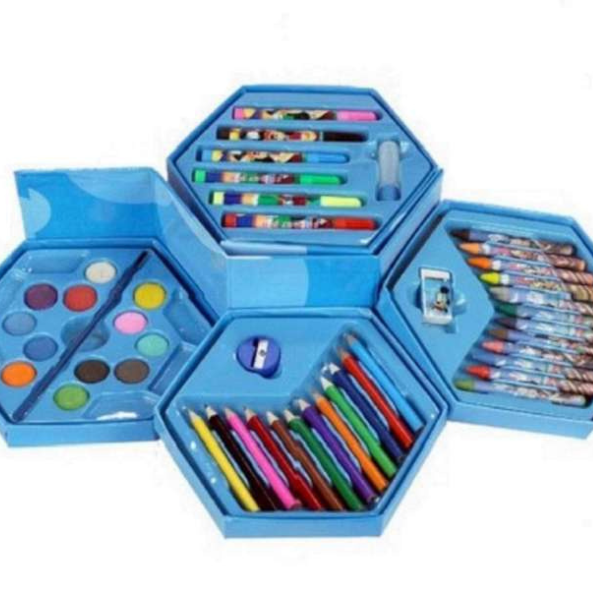 45-Piece Cartoon Artist Art Kits for kids girls & boys correctors