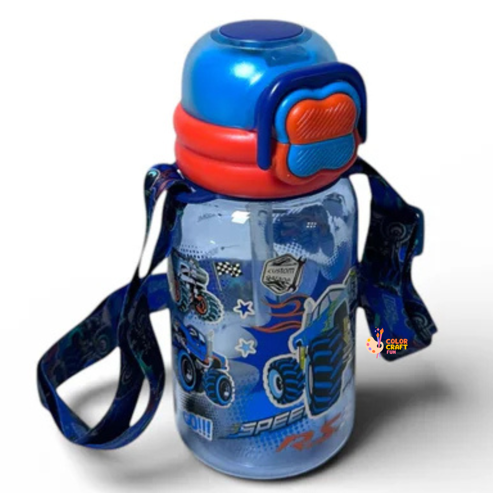 Extreme Racing Dual Sipper BPA Free Water Bottle 600ML