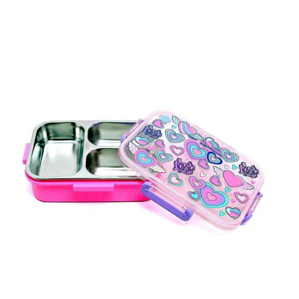 Vest Brand Hearts Design Lunch Box – Cute, Durable & Perfect for Everyday Use